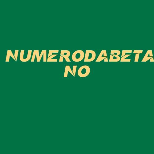 Logo da NUMERODABETANO